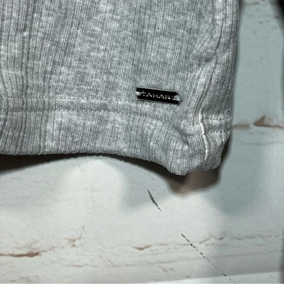 Tahari Scoop Neck Ribbed Top Womens Size XL Gray Long Sleeve Pullover Knit - Picture 7 of 10